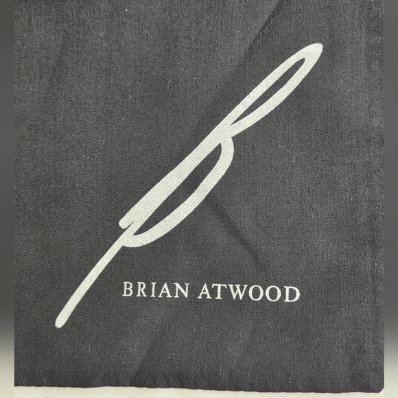 Brian Atwood 10"x 16" Inch Black Shoes Dust Bag - Picture 4 of 6